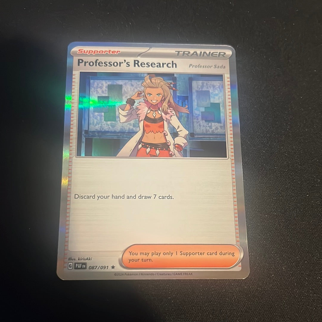 Paldean Fates: Professor's Research #87 Paldean Fates: Professor's Research #87